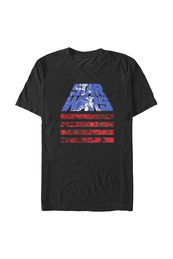 Men's Star Wars: A New Hope Fourth of July Logo Graphic T-Shirt