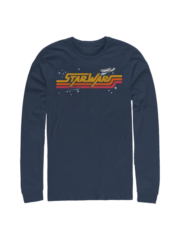 Men's Star Wars: A New Hope Galactic Retro Logo Long Sleeve Shirt