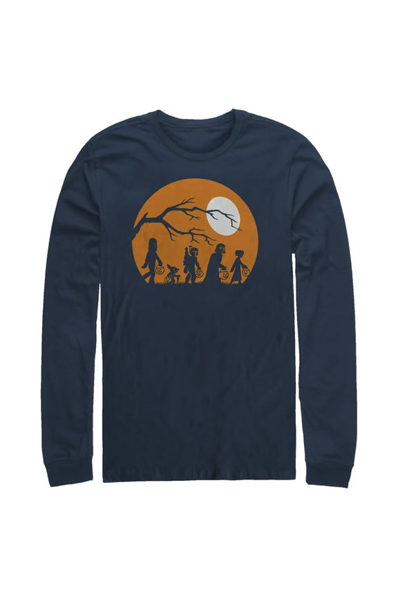Men's Star Wars: A New Hope Halloween Characters Trick or Treat Long Sleeve Shirt