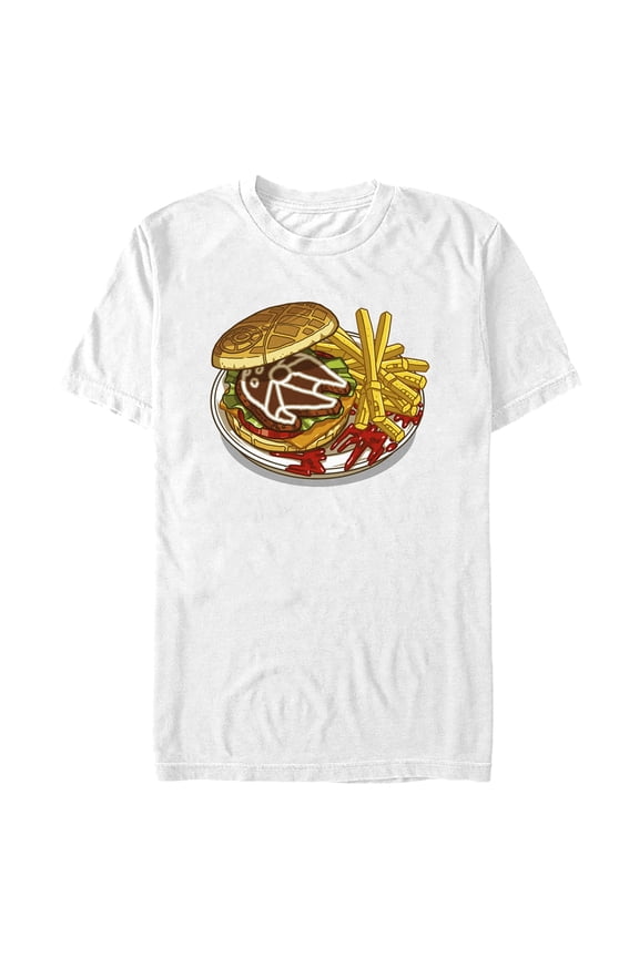 Men's Star Wars A New Hope Hamburger Graphic Tee White Small