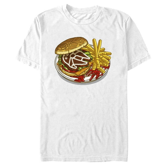 Men's Star Wars A New Hope Hamburger Graphic Tee White X Large