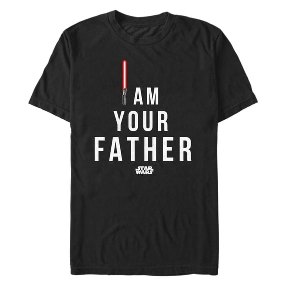 Men's Star Wars: A New Hope I Am Your Father Lightsaber Graphic T-Shirt