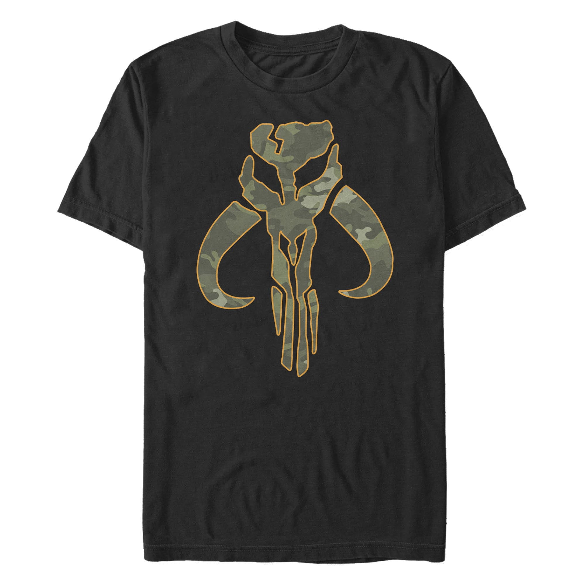 Men's Star Wars: A New Hope Mandalorian Camouflage Logo Graphic T-Shirt ...