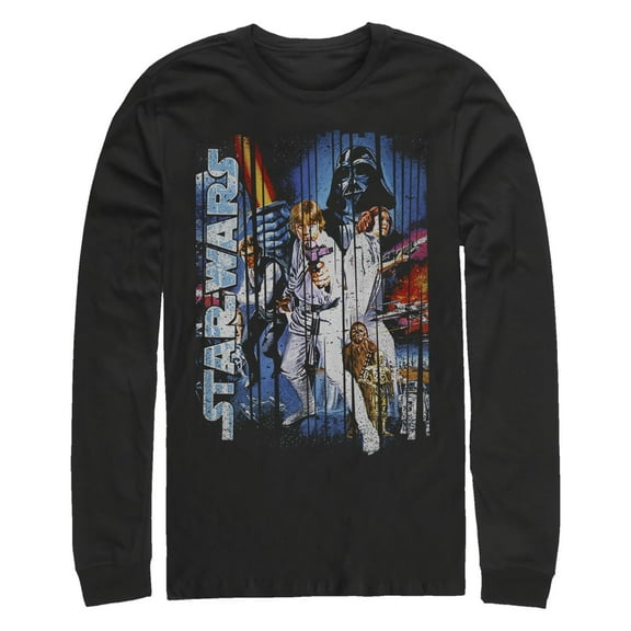 Men's Star Wars: A New Hope New Hope Poster  Long Sleeve Shirt