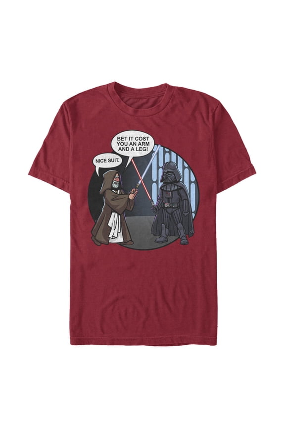 Men's Star Wars: A New Hope Obi-Wan Nice Suit Vader  Graphic T-Shirt
