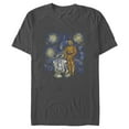 thumbnail image 1 of Men's Star Wars: A New Hope R2-D2 and C-3PO Starry Night  Graphic T-Shirt, 1 of 5