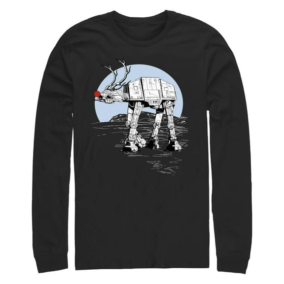 Men's Star Wars: A New Hope Reindeer ATAT  Long Sleeve Shirt