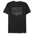 thumbnail image 1 of Men's Star Wars: A New Hope Spaceships Logo  Graphic T-Shirt, 1 of 4