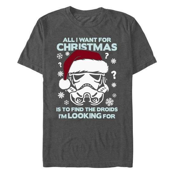 Men's Star Wars: A New Hope Stormtrooper Find the Droids Graphic T-Shirt