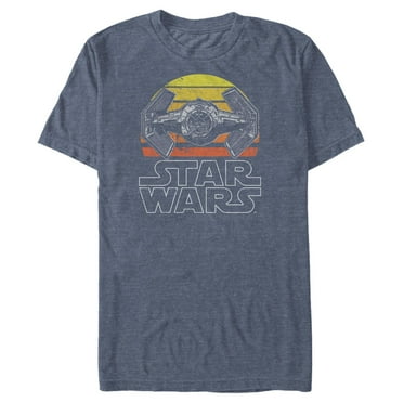 Men's Star Wars: A New Hope TIE Fighter Retro  Graphic T-Shirt