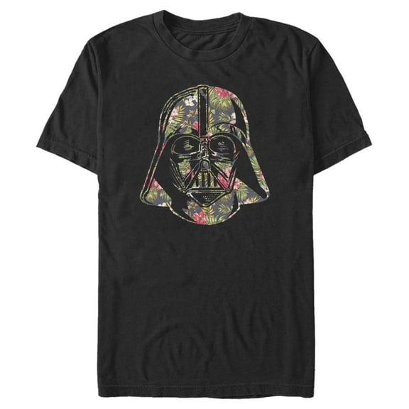 Men's Star Wars: A New Hope Tropical Print Darth Vader Helmet  Graphic T-Shirt