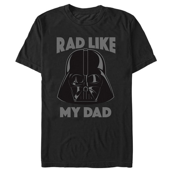 Men's Star Wars: A New Hope Vader Rad Dad Graphic Tee Black Large