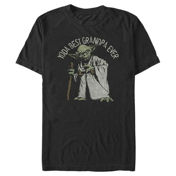 Men's Star Wars: A New Hope Yoda Best Grandpa Ever  Graphic T-Shirt
