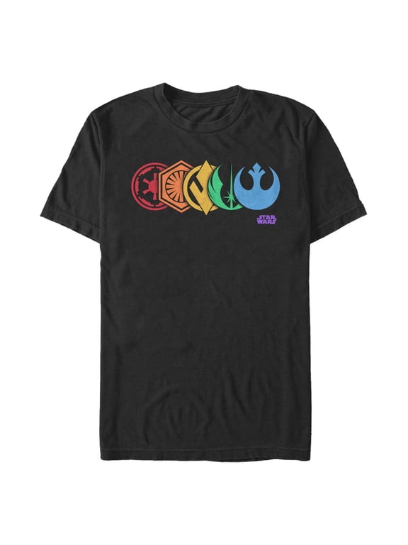 Men's Star Wars Alliance Republic Logos Graphic T-Shirt