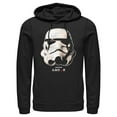 thumbnail image 1 of Men's Star Wars: Andor Stormtrooper Helmet Pull Over Hoodie Black Small, 1 of 4