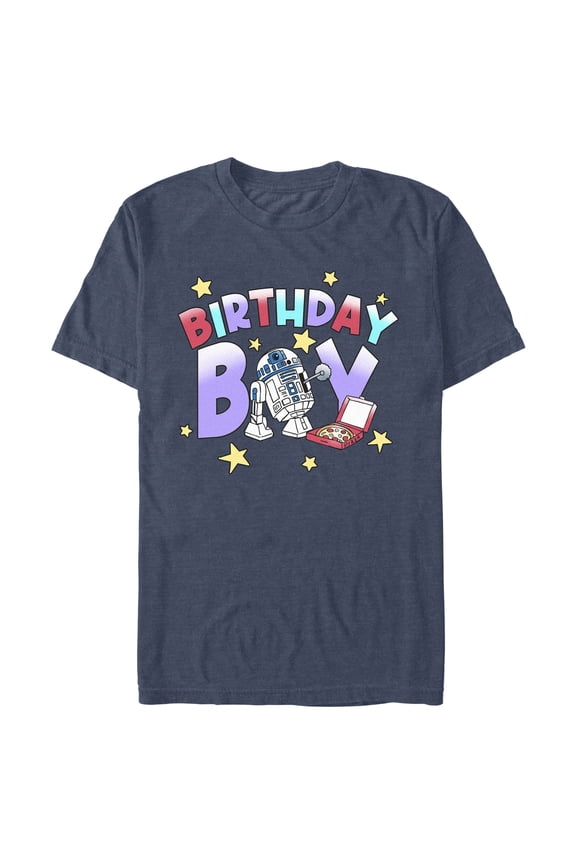 Men's Star Wars Birthday Boy R2-D2 Party Graphic T-Shirt