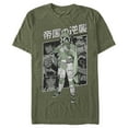 thumbnail image 1 of Men's Star Wars Boba Fett Anime Blast Graphic Tee Military Green 2X Large, 1 of 4