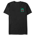 thumbnail image 1 of Men's Star Wars Boba Fett Badge  Graphic Tee Black Large, 1 of 4