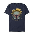 thumbnail image 1 of Men's Star Wars Boba Fett Cartoon Hunter Graphic Tee Navy Blue Large, 1 of 4