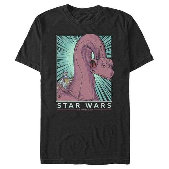 Men's Star Wars Boba Fett Mythosaur Graphic Tee Black X Large