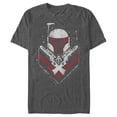 thumbnail image 1 of Men's Star Wars Boba Fett No Threats Only Promises Graphic Tee Charcoal Heather 3X Large, 1 of 5
