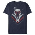 thumbnail image 1 of Men's Star Wars Boba Fett No Threats Only Promises Graphic Tee Navy Blue 3X Large, 1 of 4