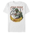 thumbnail image 1 of Men's Star Wars Boba Fett Tatooine Graphic Tee White X Large, 1 of 4