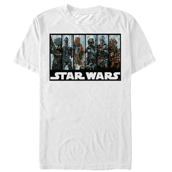 Men's Star Wars Bounty Hunters' Guild  Graphic Tee White Medium