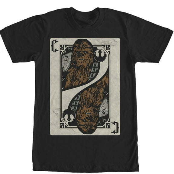 Men's Star Wars Chewy Card T-shirt XX-Large Black