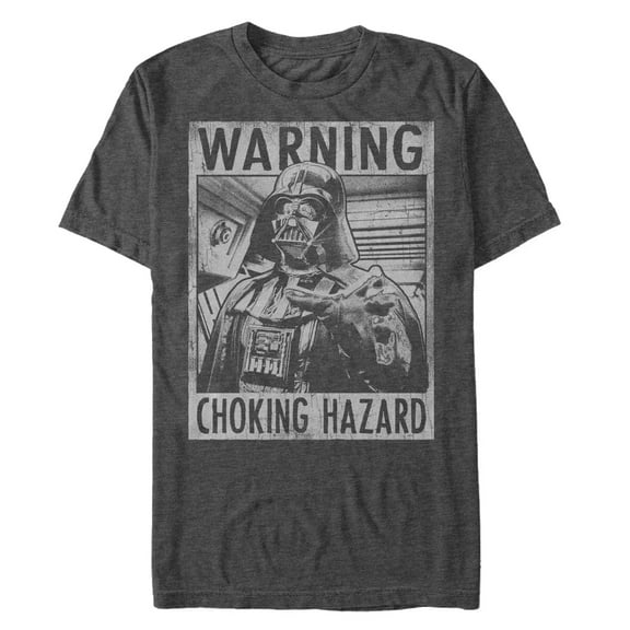 Men's Star Wars Choking Hazard Graphic Tee Charcoal Heather 2X Large