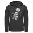 thumbnail image 1 of Men's Star Wars Christmas Boba It's Cold Outside  Pull Over Hoodie Black Medium, 1 of 4