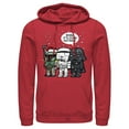 thumbnail image 1 of Men's Star Wars Christmas Boba It's Cold Outside  Pull Over Hoodie Red 3X Large, 1 of 4