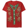 thumbnail image 1 of Men's Star Wars Christmas Cookies Cardigan Print  Graphic Tee Red 2X Large, 1 of 4