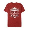 thumbnail image 1 of Men's Star Wars Christmas Dark Lord Holiday  Graphic Tee Red Small, 1 of 4