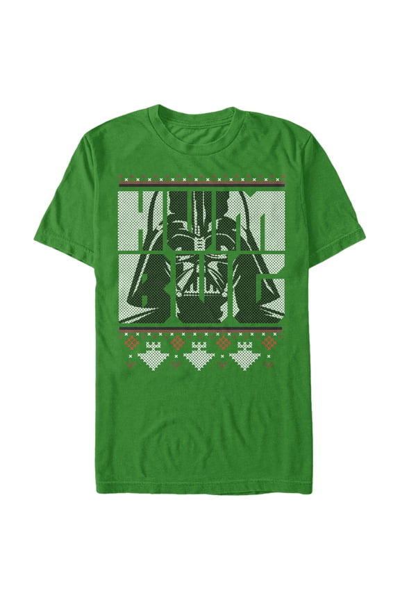 Men's Star Wars Christmas Humbug Darth Vader  Graphic Tee Kelly Green X Large