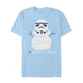 thumbnail image 1 of Men's Star Wars Christmas Naughty Stormtrooper  Graphic Tee Light Blue 2X Large, 1 of 3
