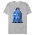 thumbnail image 1 of Men's Star Wars Christmas R2-D2 Wrapped Present Graphic Tee Athletic Heather 3X Large, 1 of 5