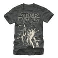 thumbnail image 1 of Men's Star Wars Classic Poster  Graphic Tee Charcoal Heather 4X Large, 1 of 4