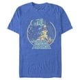 thumbnail image 1 of Men's Star Wars Classic Scene Circle  Graphic Tee Royal Blue Heather Large, 1 of 5