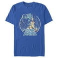 thumbnail image 1 of Men's Star Wars Classic Scene Circle  Graphic Tee Royal Blue Medium, 1 of 5