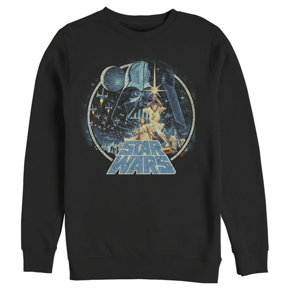 Men's Star Wars Classic Scene Circle  Sweatshirt Black X Large