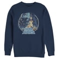 thumbnail image 1 of Men's Star Wars Classic Scene Circle Sweatshirt Navy Blue 2X Large, 1 of 3