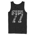 thumbnail image 1 of Men's Star Wars Comic Characters 77 Tank Top Black Small, 1 of 4