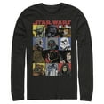 thumbnail image 1 of Men's Star Wars Comic Strip Cartoon Group  Long Sleeve Shirt Black X Large, 1 of 3