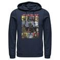 thumbnail image 1 of Men's Star Wars Comic Strip Cartoon Group  Pull Over Hoodie Navy Blue Small, 1 of 3
