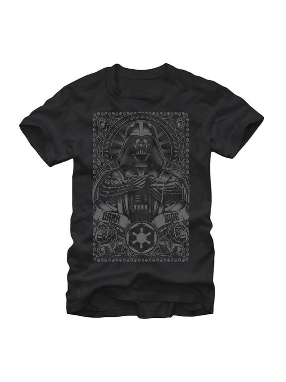Men's Star Wars Dark Side Darth Vader Graphic Tee Black 3X Large
