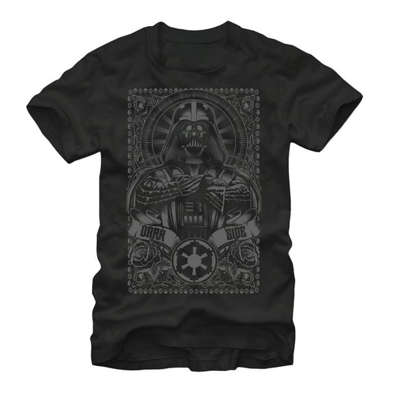 Men's Star Wars Dark Side Darth Vader Graphic Tee Black Small