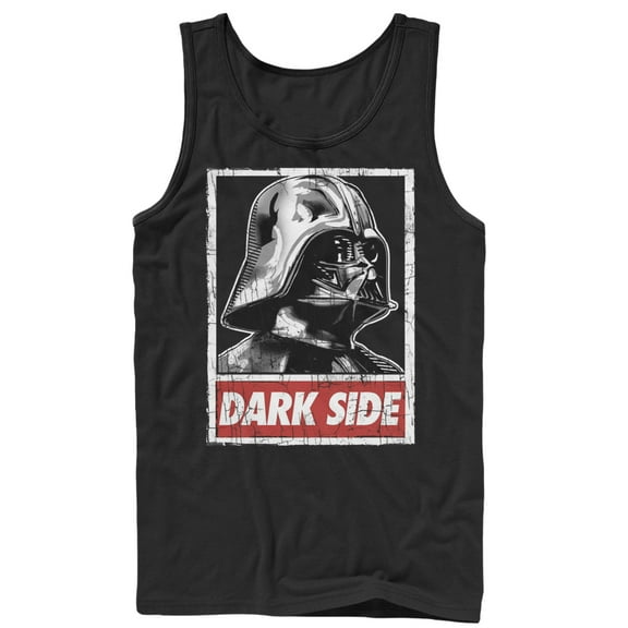 Men's Star Wars Dark Side Poster  Tank Top Black X Large