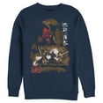 thumbnail image 1 of Men's Star Wars Darth Maul Kanji Battle  Sweatshirt Navy Blue Large, 1 of 3