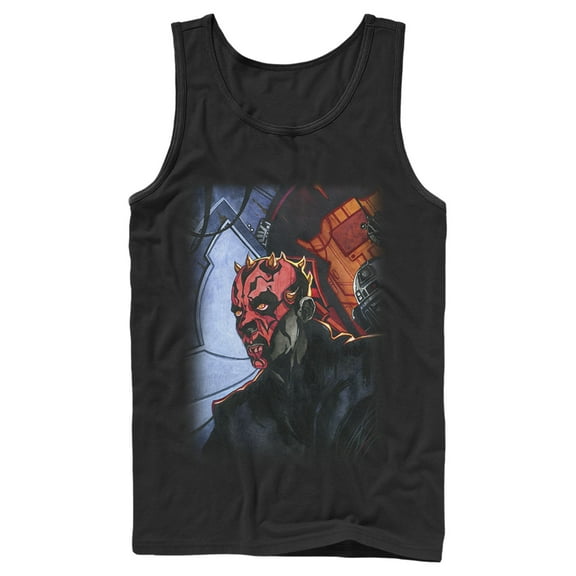Men's Star Wars Darth Maul Returns  Tank Top Black X Large